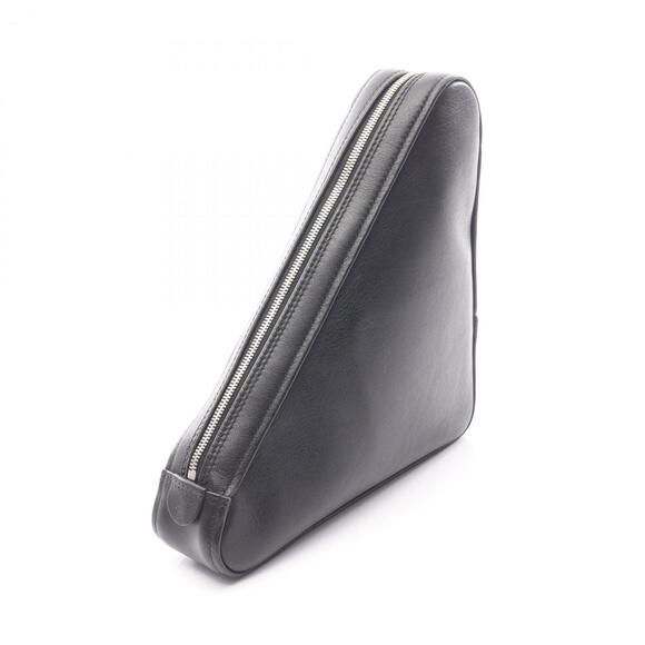 Balenciaga Triangle Clutch Bag, Leather, Women's,